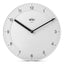 Braun Classic Wall Clock with Quiet Quartz Movement, Easy To Read, 20cm Diameter in White - BC06W