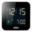 Braun Digital Travel Clock with Snooze,Negative LCD Display, Crescendo Beep in Black - BC08B