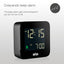 Braun Digital Travel Clock with Snooze,Negative LCD Display, Crescendo Beep in Black - BC08B