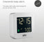 Braun Digital Travel Clock with Snooze,Negative LCD Display, Quick Set, - BC08W