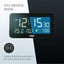 Braun Digital Clock with Date, Month and Temperature Displayed, Negative LCD Display- BC10B