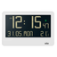 Braun Digital Wall Clock with Indoor Temperature, Date, Day of the Week - BC14W