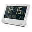 Braun Digital Wall Clock with Indoor Temperature, Date, Day of the Week - BC14W