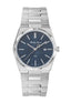 Mathey-Tissot Swiss Made Zeus Stainless Steel Blue Dial Quartz Ladies Watch - D118ABU