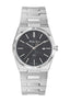 Mathey-Tissot Swiss Made Zeus Stainless Steel Black Dial Quartz Ladies Watch - D118AN