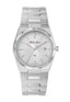 Mathey-Tissot Swiss Made Zeus Stainless Steel Silver Dial Quartz Ladies Watch - D118AS