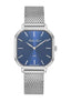 Mathey-Tissot Swiss Made Monsoon Square Quartz Blue Dial Ladies Watch - D7917ABU