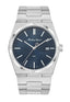 Mathey-Tissot Swiss Made Zeus Stainless Steel Blue Dial Quartz  Gents Watch- H118ABU