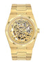 Mathey-Tissot Swiss Made Zeus Skeleton Gold Tone Stainless Steel Champagne Dial Automatic Gents Watch - H118CFPDI