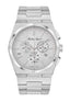 Mathey-Tissot Swiss Made Zeus Chrono Stainless Steel Silver Dial Quartz Gents Watch - H118CHAS