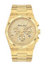 Mathey-Tissot Swiss Made Zeus Chrono Gold Tone Stainless Steel Gold Tone Dial Quartz Gents Watch - H118CHPDI