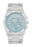 Mathey-Tissot Swiss Made Zeus Chrono Stainless Steel Blue Dial Quartz Gents Watch - H118CHSK