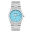 Mathey-Tissot Swiss Made Zeus Stainless Steel Blue Dial Quartz  Gents Watch- H118SK