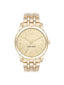 Nine West Gold Dial Analog Watch For -  Ladies NW-1578CHGB