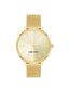 Nine West Gold Dial Analog Watch For -  Ladies NW-1980CHGB