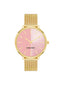 Nine West Pink Dial Analog Watch For -  Ladies NW-1980PKGB