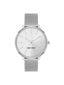 Nine West Silver Dial Analog Watch For -  Ladies NW-1981SVSB