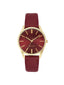 Nine West Burgundy Dial Analog Watch For -  Ladies NW-1994GPBY