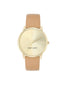 Nine West Gold Dial Analog Watch For -  Ladies NW-1996CHCM