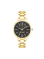 Nine West Black Dial Analog Watch For -  Ladies NW-2098BKGB