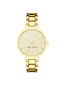 Nine West Gold Dial Analog Watch For -  Ladies NW-2098CHGB