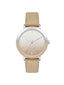 Nine West Tan Dial Analog Watch For -  Ladies NW-2347SVTN