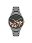 Nine West grey w/flower pattern Dial Analog Watch For -  Ladies NW-2597FLGY