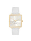 Nine West Silver Dial Analog Watch For -  Ladies NW-2670GPWT