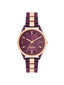 Nine West Burgundy Dial Analog Watch For -  Ladies NW-2932BYRG