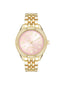 Nine West Pink Dial Analog Watch For -  Ladies NW-3052PKGB