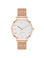 Nine West Silver Dial Analog Watch For -  Ladies NW-3062SVRG