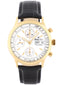 MATHEY-TISSOT CHRONOGRAPH AUTOMATIC WHITE DIAL MEN'S PURE  GOLD WATCH - OR507BR