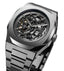 D1 Milano Skeleton Analog Black Dial Gents Watch-SKBJ02