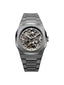 D1 Milano Skeleton Analog Black Dial Gents Watch-SKBJ02