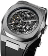 D1 Milano Black Skeleton Dial Automatic Watch for Gents - SKRJ02