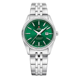 Swiss Military by Chrono green Dial Swiss Made Watch for Ladies - SM34066.08