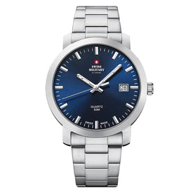 Swiss Military by Chrono blue Dial Swiss Made Watch for Gents - SM34083.03