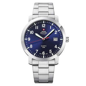 Swiss Military by Chrono blue Dial Swiss Made Watch for Gents - SM34083.09