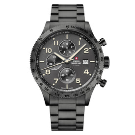 Swiss Military by Chrono grey Dial Swiss Made Watch for Gents - SM34084.04