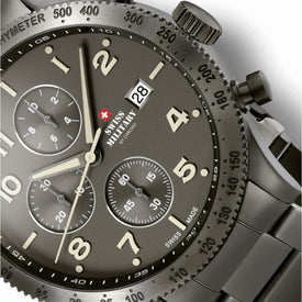 Swiss Military by Chrono grey Dial Swiss Made Watch for Gents - SM34084.04