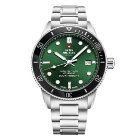 Swiss Military by Chrono green Dial Swiss Made Watch for Gents - SM34088.03