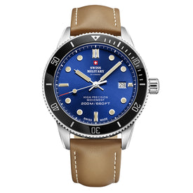 Swiss Military by Chrono blue Dial Swiss Made Watch for Gents - SM34088.05