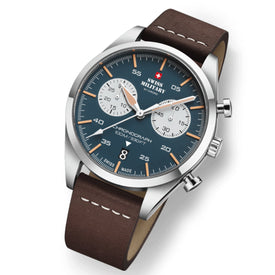 Swiss Military by Chrono blue Dial Swiss Made Watch for Gents - SM34090.04
