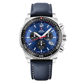 Swiss Military by Chrono blue Dial Swiss Made Watch for Gents - SM34093.04