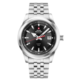 Swiss Military by Chrono black Dial Swiss Made Watch for Gents - SM34094.01