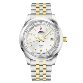Swiss Military by Chrono silver Dial Swiss Made Watch for Gents - SM34094.04