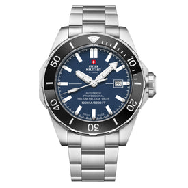 Swiss Military by Chrono blue Dial Swiss Made Watch for Gents - SMA34092.02