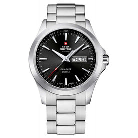 Swiss Military by Chrono black Dial Swiss Made Watch for Gents - SMP36040.22