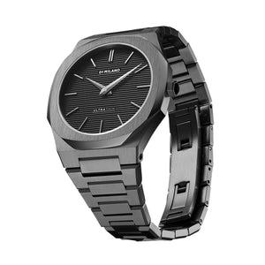 D1 Milano Glossy Black Dial Watches For Gents - UTBJ15