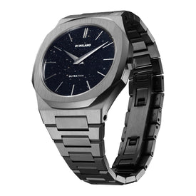 D1 Milano Ultra Thin Dial Black Watch for Gents - UTBJ29